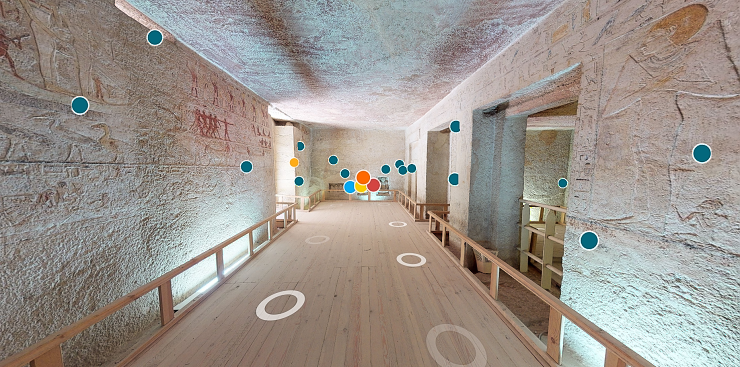 Virtuelle 3D-Rundgänge zu ägyptischen Gräbern und Tempeln